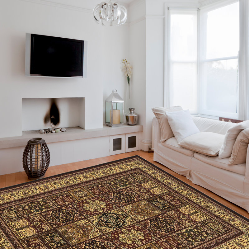 Lozoya Oriental Indoor Rug, Square 8'