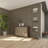 Linear WPC Exterior Wall Slat Siding and Cladding Panels 114 in x 8.62 in-117542558-117542559