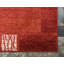 Tapis à motif géométrique rouge rouille-423414288
