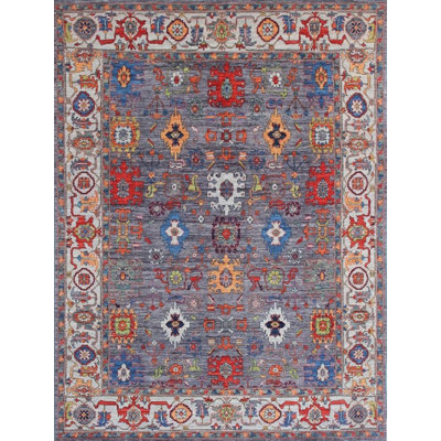 Transitional Hand Knotted Wool Oriental Area Rug