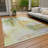 Machine Washable Indoor/Outdoor Chayden ACN1067 Green Rug-109488093