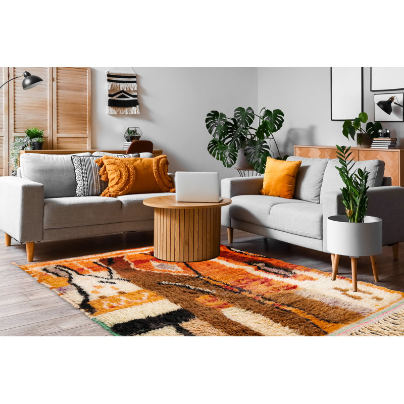 Kamra Moroccan Wool Hand Loomed 110cm X 150cm Area Rug