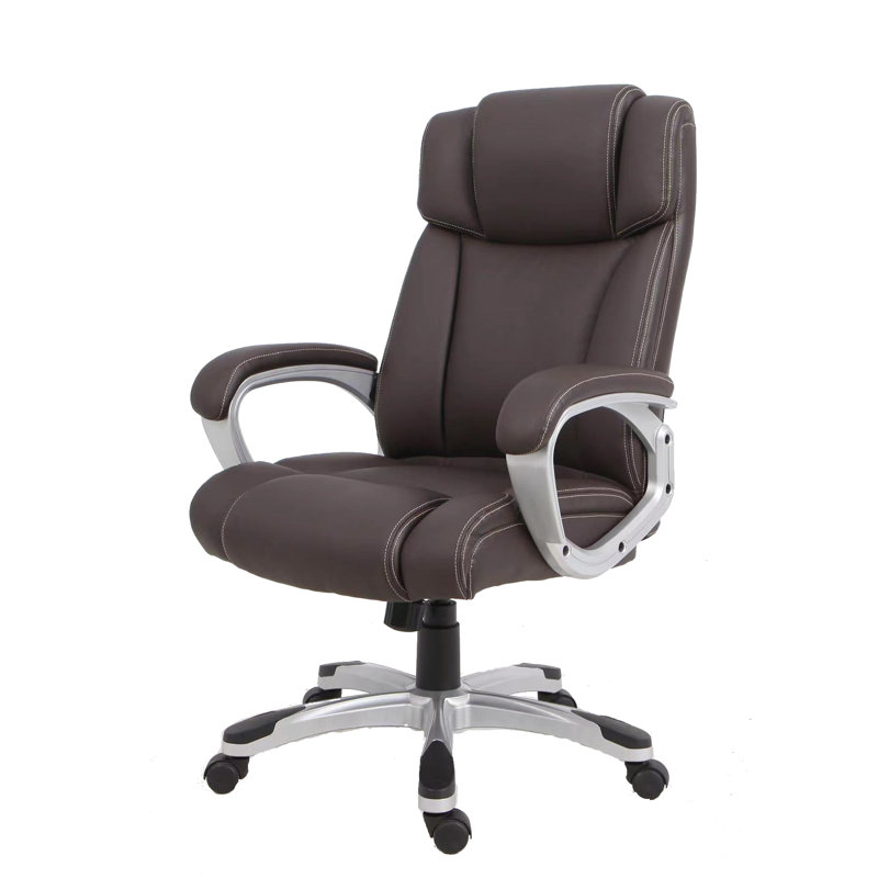 Executive Chair with Headrest, Brown