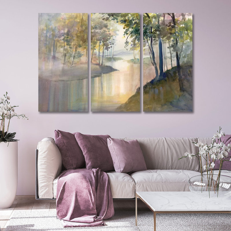 Ensemble de reflets et de souvenirs sur toile par Theresa Heidel