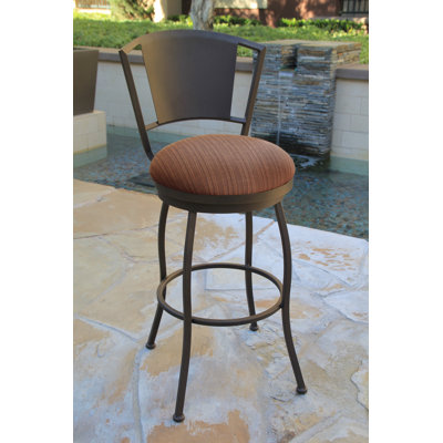 Tabouret de bar avec coussin Amareona
