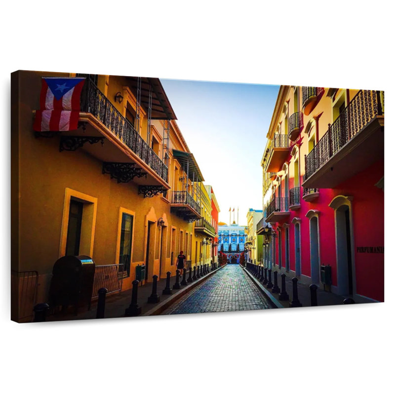 Ravi Street In San Juan, 26" H x 39" W