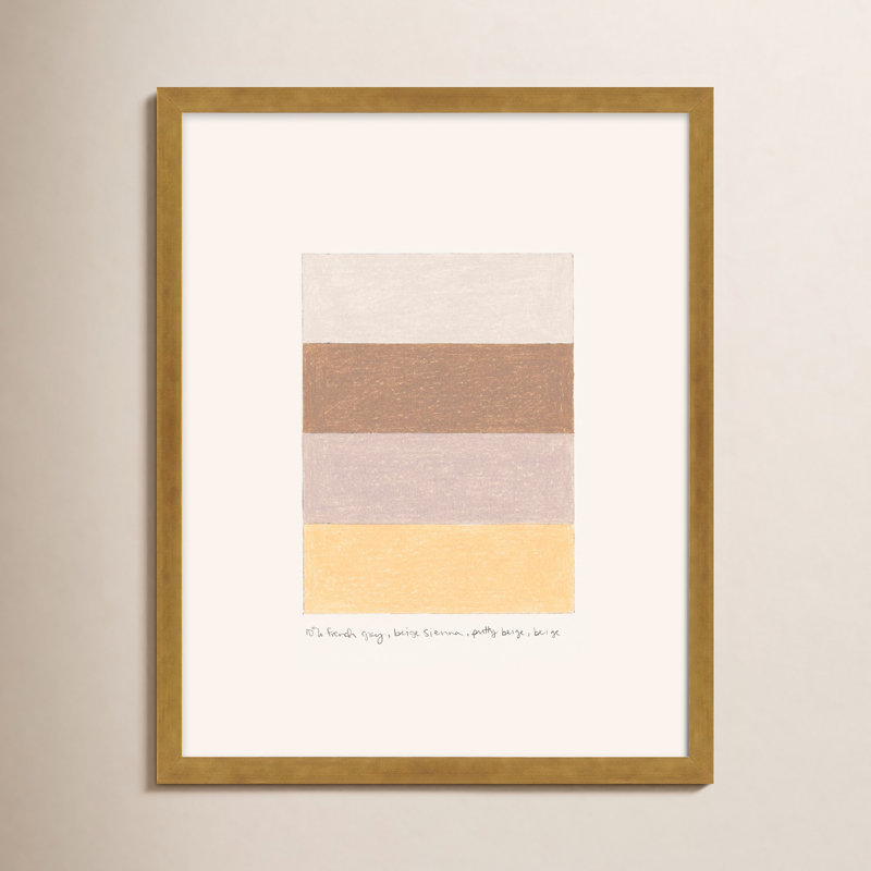 Stacks Print by Beth James, Gold Framed, 20" H x 16" W x 1.25" D