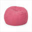 Fauteuil à billes 3 pi en velours côtelé de polyester moderne pour adultes, salon confortable pour la chambre à coucher du salon | Rose | Tissu