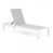 Cadre blanc / tissu gris