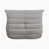 Microfibre / microsuède gris
