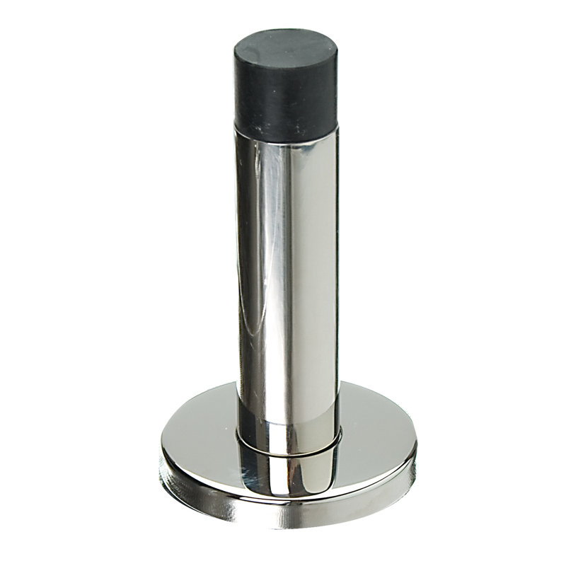 Martindale Stainless Skirting Fixed Door Stop, Silver