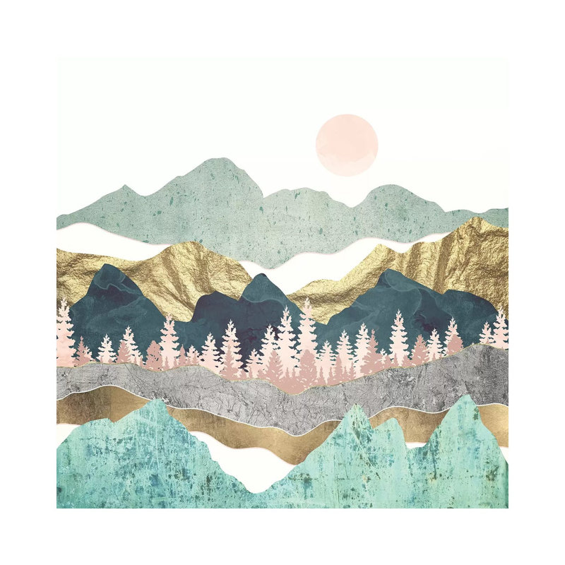 Summer Vista - Imprimé, Toile tendue, H 12 po x l 12 po x P 1,5 po