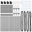 80cm H x 3.2cm W Metal Fencing Kits