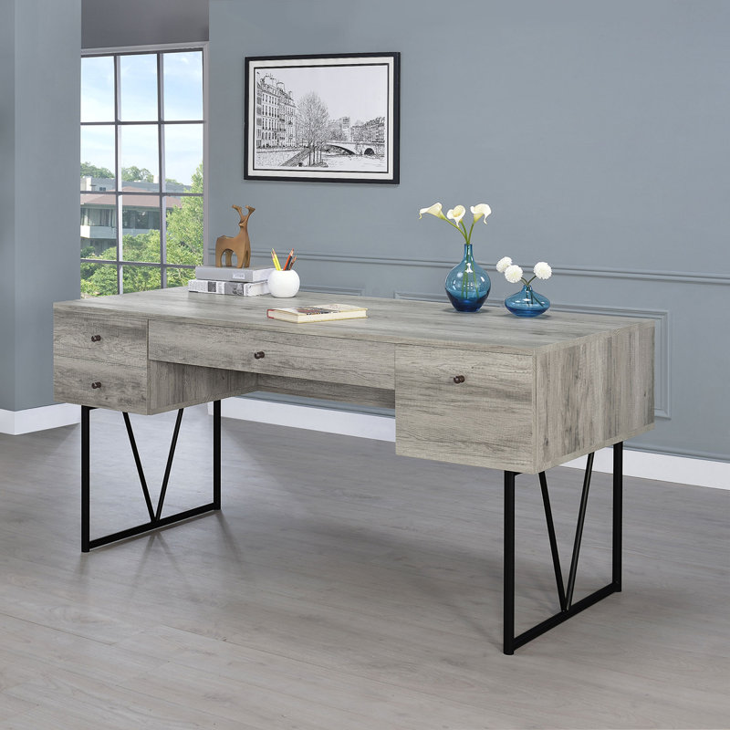 Bureau d'écriture à 4 tiroirs Sonoma Driftwood
