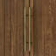 Armoire-penderie moderne en bois massif à 4 portes avec 4 tiroirs, garde-robe et étagères, chêne brun chaud-383996573