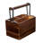 Acacia Kitchen Wood Rectangle Flatware Caddy