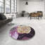 Tapis beige / mauve à motif Harwood-477936527