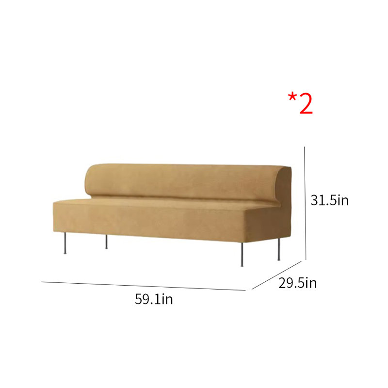 Causeuse de 59,1 po Bar
