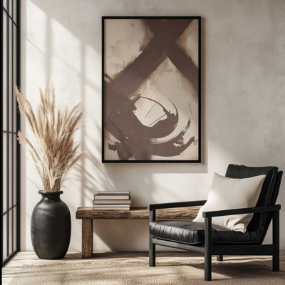 Abstract Sienna Swirl I