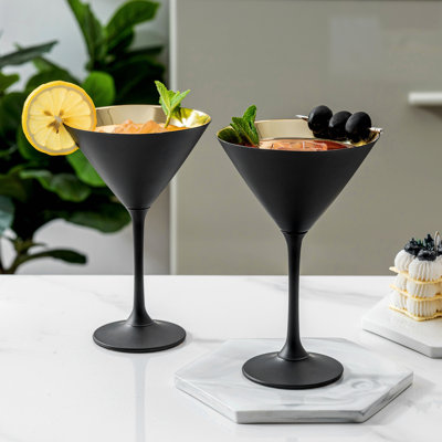 2 Piece 237ml Martini Glass Set