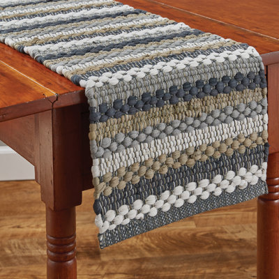 Amitiel Rectangular Striped Table Runner