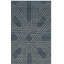 Tapis géométrique en laine tissé à la main Delrio-19782482