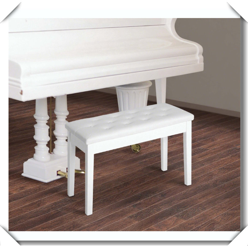 Chaise de piano, Blanc