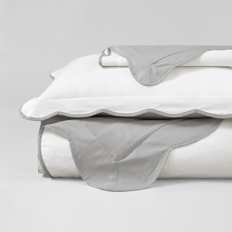 Packard Duvet Cover, King Duvet Cover, Gray
