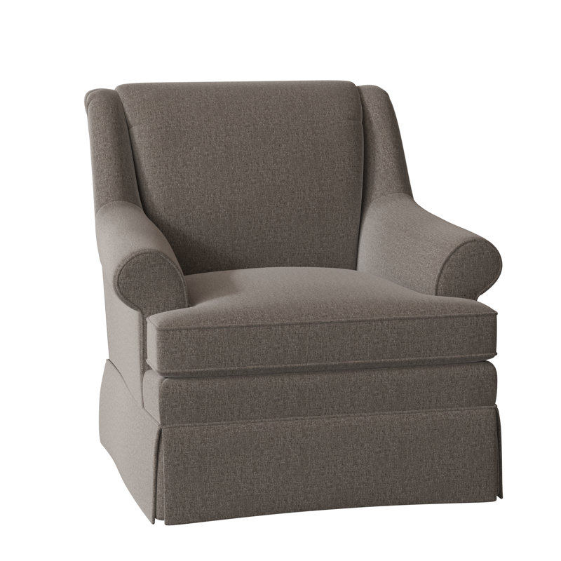 Fauteuil Eliana, Non, Chenille performance gris Craftwood 42