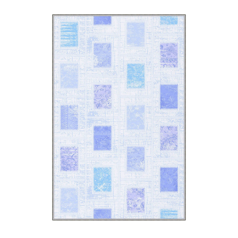 Premium Hall Carpet, 2.6 x 6.6 Feet, 100% Polyester, 0.3 in Pile Height | Antibacterial, Non-Slip Underside, Machine Washable | 3D Digital Print Design, Durable & Stylish for Entryways, Living Rooms & More