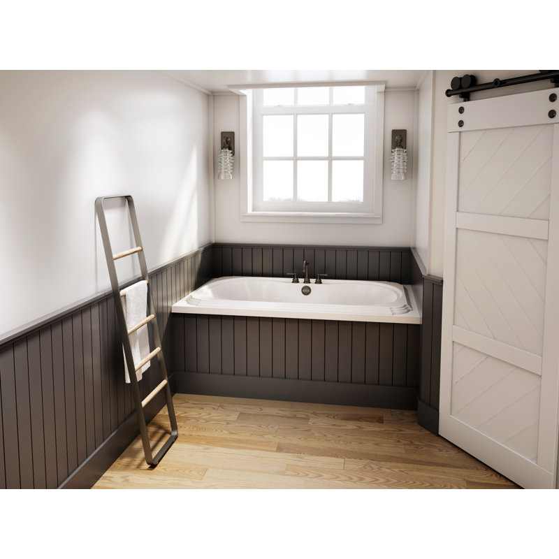 Baignoire combinée encastrée 72 "x 42" Marineum ™, Huître