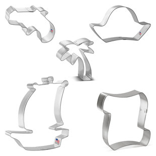 CookieCutter.com 5 -Piece Non-Stick Cookie Cutter