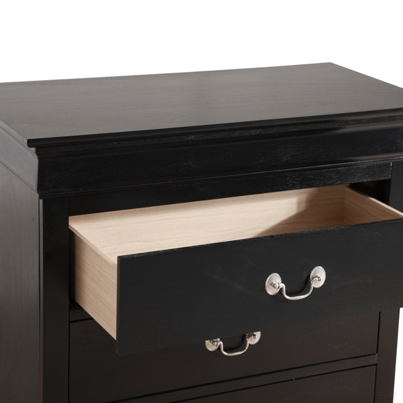 Commode de style traditionnel, Noir