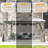 Aluminum Patio Gazebo Lean to Wall Mounted Pergola with Sloping Galvanized Steel Roof-88659216