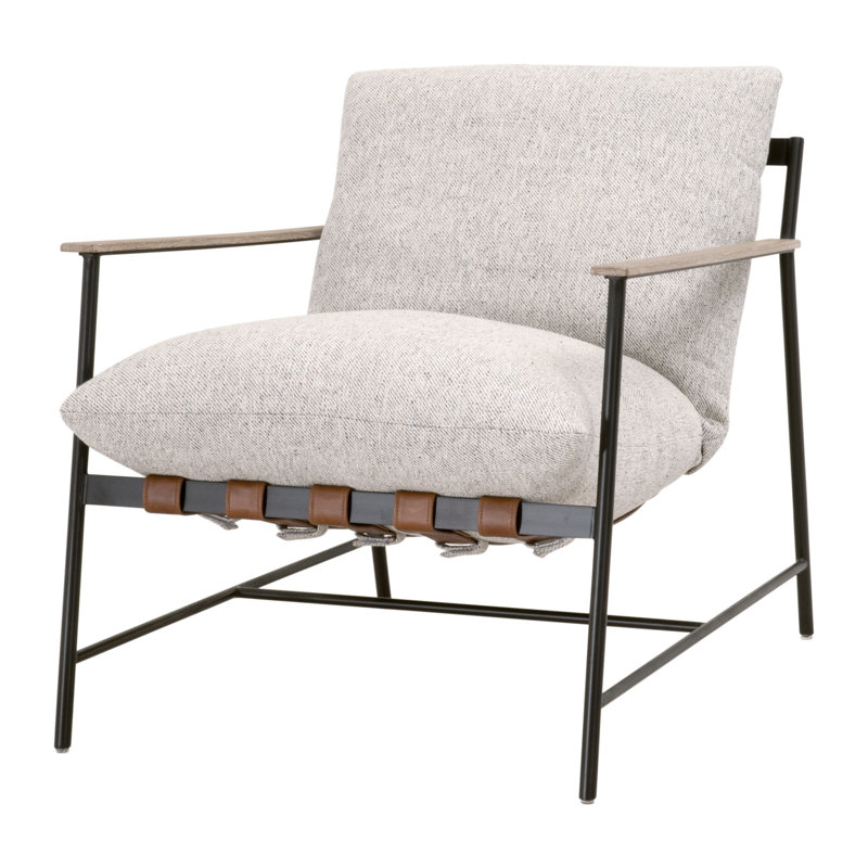 Chaise avec accoudoirs de 30,5 po de large York Stitch & Hand