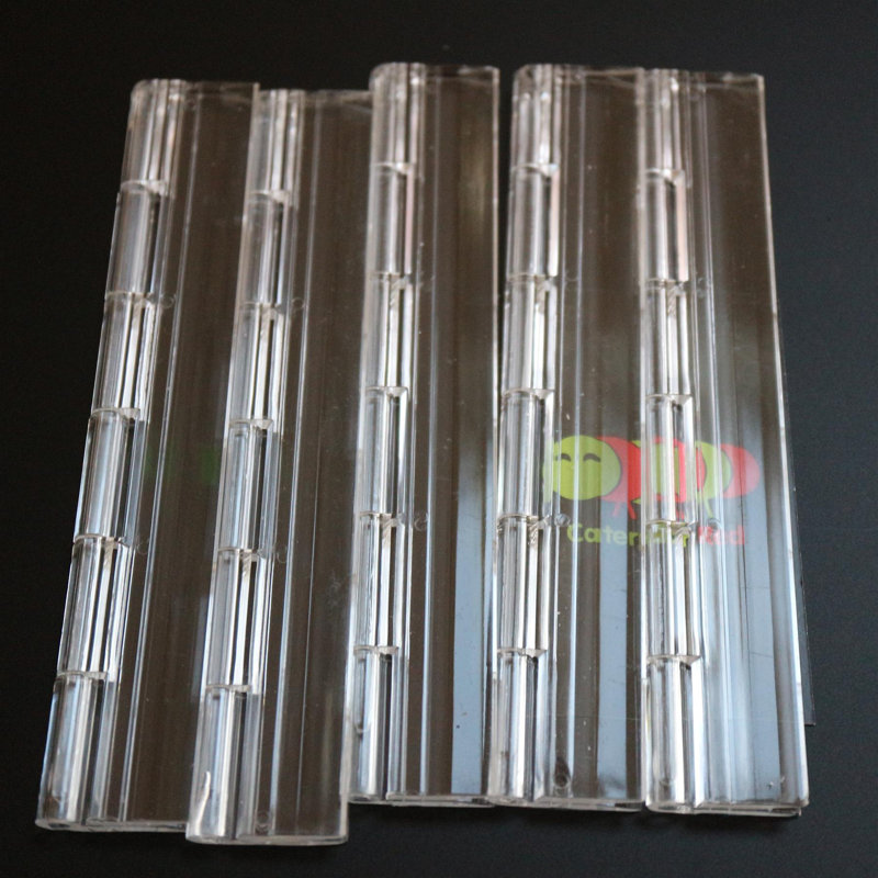 Transparent Clear Plastic Acrylic 200mm Continuous Piano Hinge Hinges