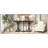 59.8'' Wooden Console Table With Veneer Top,Farmhouse Entryway Table With Rubber Wood Slender Curved Legs-917369549