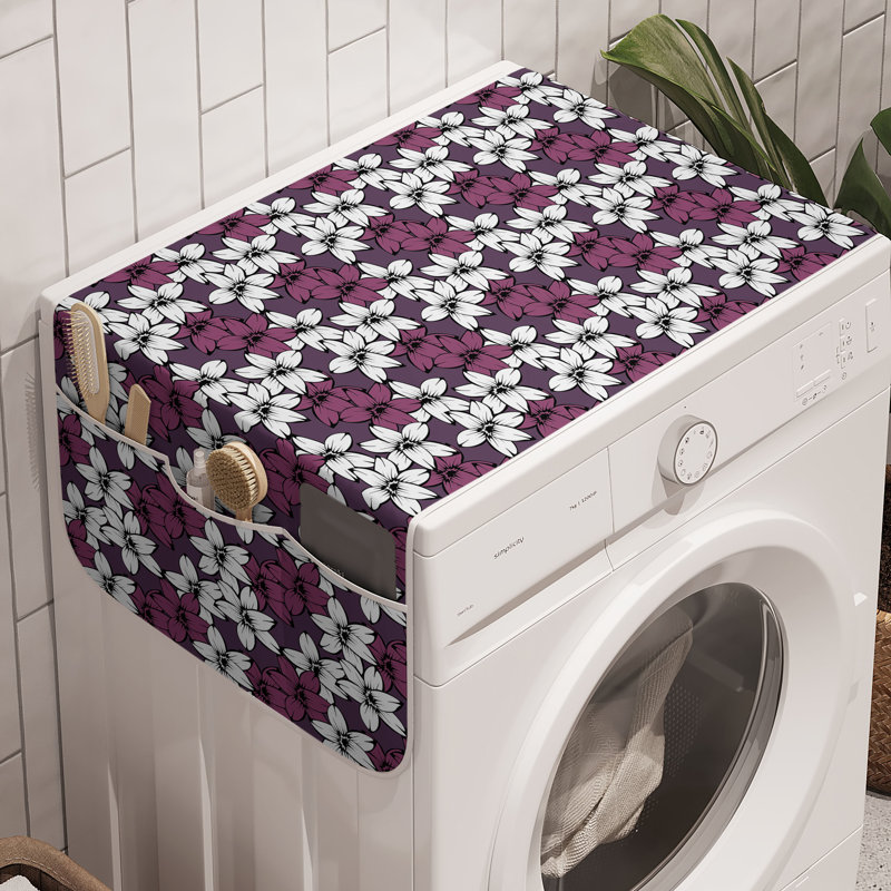 Paquet de 2 fuchsia et blancs East Urban Home