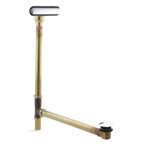 Clearflo Slotted 1.5" Leg Tub Drain With Overflow