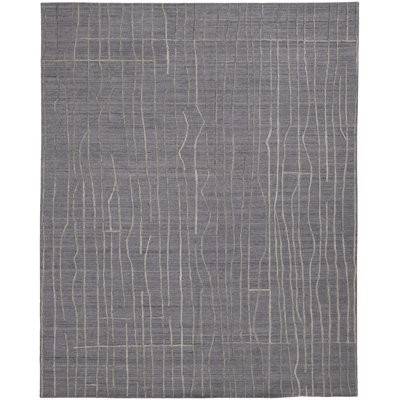 Haverhill Transitional Solid, Gray/Silver Area Rug