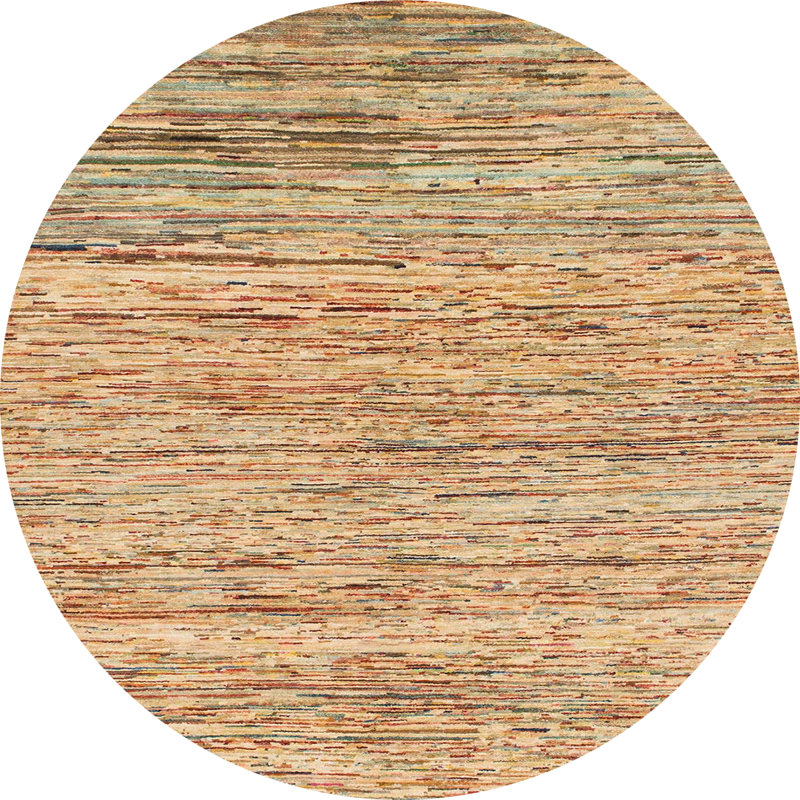 Abstract Indoor Rug, Round 6'