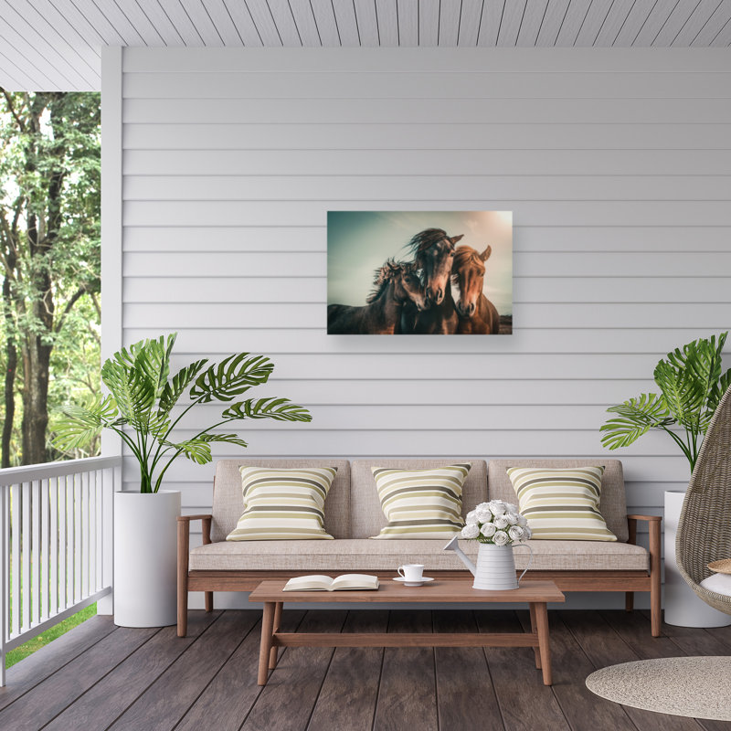 «Family Portrait On Canvas» par Marcus Hennen, reproduction, H 22 po x l 32 po