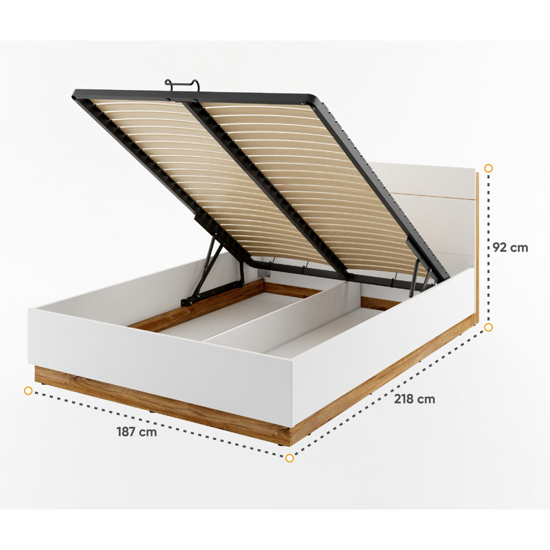 Bumpy Ottoman Storage Bed, 180 x 200cm