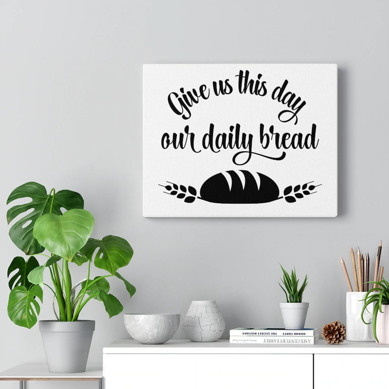 Give Us This Day - Wrapped Canvas Print, 61cm H x 76cm W