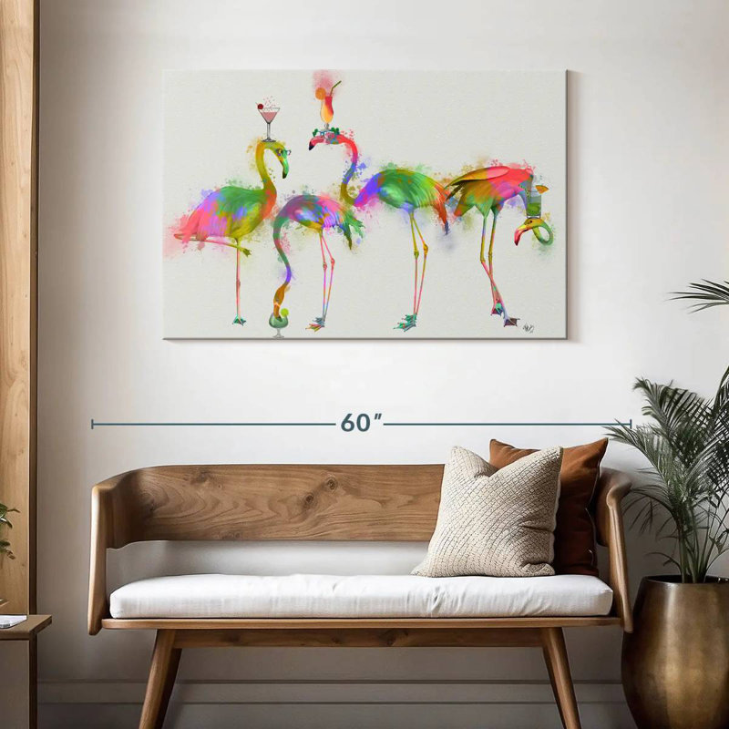 Brampt Rainbow Splash Cocktail Party, 30" H x 45" W