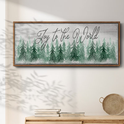 «Joy to the world», toile encadrée