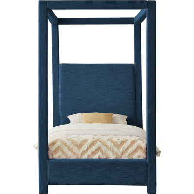 Upholstered Canopy Bed