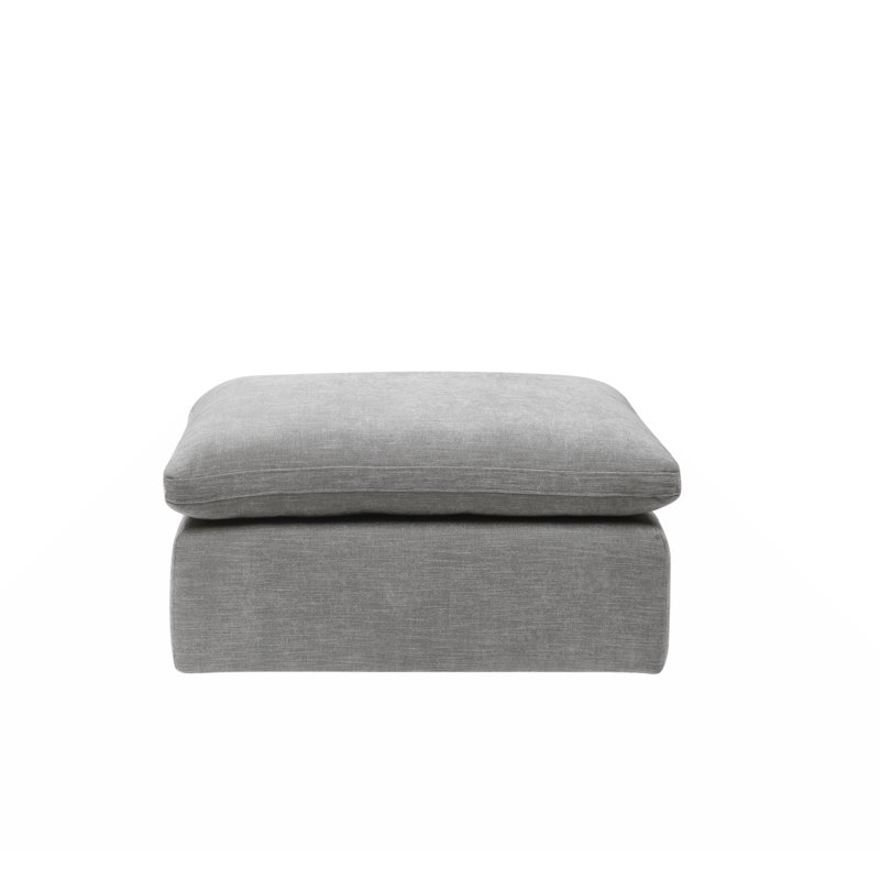 Naveen modulaire - repose-pieds cocktail,, Tissu gris