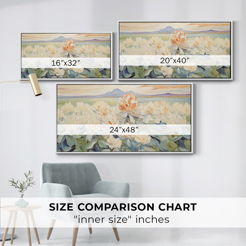 Botanical Series-CXC III - Toile tendue avec châssis encadré - Prêt à être accroché