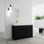 Meuble-lavabo autoportant avec lavabo en résine